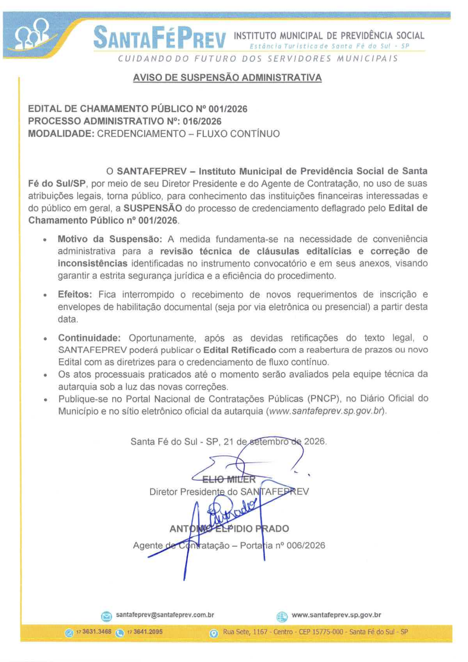 Comunicado